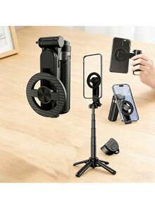 Gậy selfie từ tính đa năng với chân đế có thể tháo rời, điều khiển từ xa Bluetooth, giá đỡ điện thoại xoay 360° dành cho du lịch, quay vlog và chụp ảnh. - Một cỡ - Xem 6