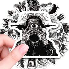 50张酷炫第三只眼哥特式贴纸，防水乙烯基材质，适合成人和青少年装饰水瓶、笔记本电脑、滑板、手机、吉他、自行车、汽车保险杠等，神秘艺术贴纸，个性化日常用品 - 1 Set - 查看 7