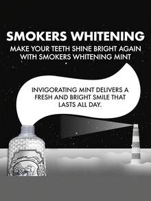 Marvis 85ml/2.87 Fl Oz Powerful Whitening Mint Toothpaste, Suitable For Smokers To Remove Stains, Whitening Care, Gentle Cleaning Formula, Long-Lasting Fresh Breath, Luxury Italian Toothpaste, Holiday Gift, Mother's Day Gift - Enhanced Brightening Mint - View 3