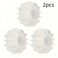 2 quả bóng giặt đồ silicon cỡ lớn, có thể tái sử dụng, chống bám bẩn và vón cục, làm sạch quần áo, loại bỏ lông thú cưng. - Nhiều màu - 2 chiếc - Xem 10