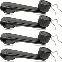 4pcs Car Window Crank Handle, Manual Windshield Wiper Rod With Sleeve And Spring, Universal Car Interior Accessories Replacement, Fashionable Window Handle, Car Window Handle, Auto Repair - 4 Pack - View 6