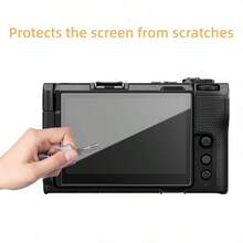 Bộ 4 miếng dán màn hình cường lực bảo vệ camera, tương thích với Z30/Z50/Z50II/Z5/Z6/Z6II/Z6III | Độ cứng 9H, HD, trong suốt, chống trầy xước, chống bám vân tay, không bọt khí - Xem 6