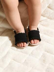 Toddler Girls' Summer Sandals, Outdoor Walking Shoes For Infants And Toddlers - Black - View 13