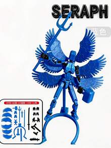 3rd Generation 13-Jointed Six-Winged Angel Doll, Lucky Charm Fidget Doll, DIY Stress Relief Plush, Holiday Gift & Party Filler - Multicolor - View 15