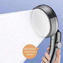 Bộ 2 vòi sen điều chỉnh 26 chế độ, lưu lượng nước rộng - Bao gồm vòi sen cầm tay / Kèm giá đỡ không cần khoan - Phụ kiện phòng tắm chất lượng cao - Bộ vòi hoa sen - Xem 10