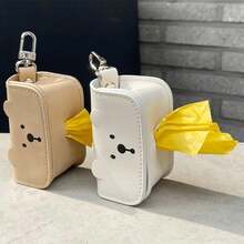 Cute Bear Outdoor Pet Waste Pickup Bag Holder With Hook, Portable Dog Walking Poop Bag Dispenser - Multicolor - View 3