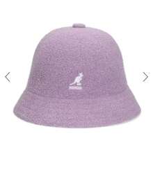 KANGOL Kangaroo Round-Brimmed Fisherman Hat With Sunshade Cap, Stylish And Versatile, With Circle-Shaped Fabric Towel, Extremely Popular.Hat . 6NRF - 寶藍色圓頂毛巾料 - 查看 7