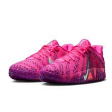 Nike Morant 3 男士轻便运动鞋，真正的战斗篮球鞋，春季新款防扭曲 Nike JA 3 - 中紫紅色 - 查看 2