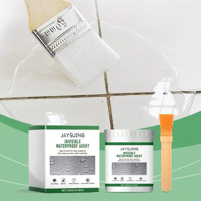 Jaysuing 300G/10.58oz Invisible Waterproof Adhesive, Sealing Waterproof Anti-Leakage Wear-Resistant Construction Adhesive