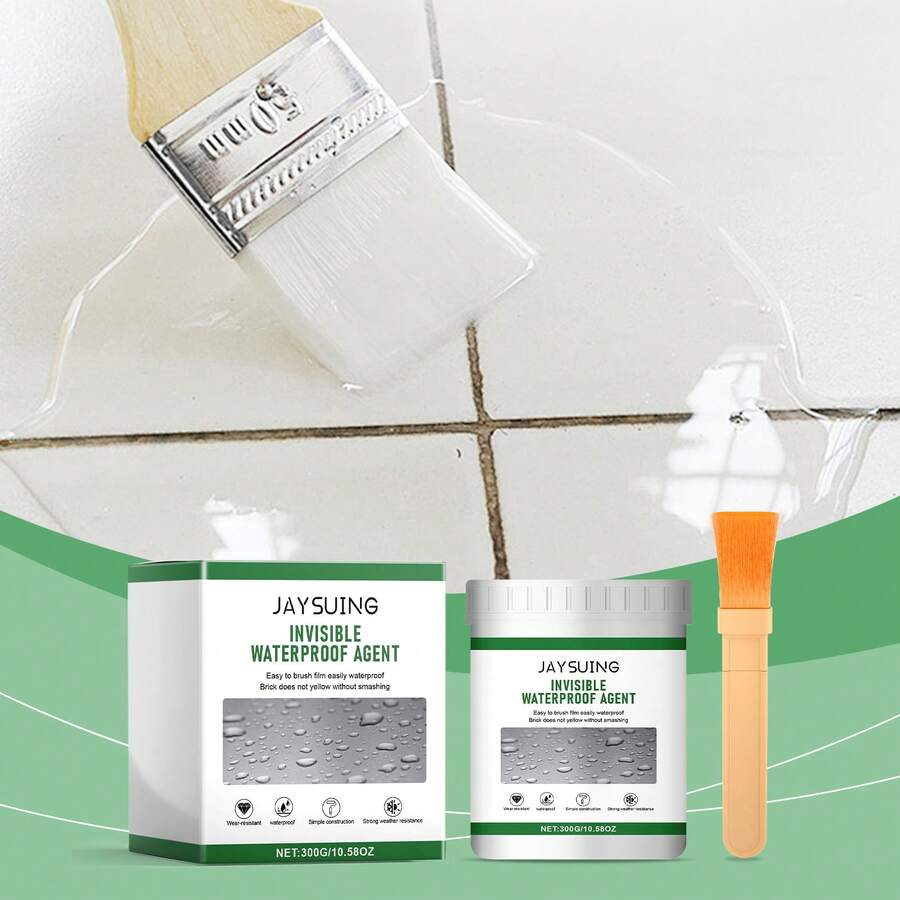 Keo dán chống thấm vô hình Jaysuing 300g/10.58oz, keo dán xây dựng chống thấm, chống rò rỉ và chống mài mòn.