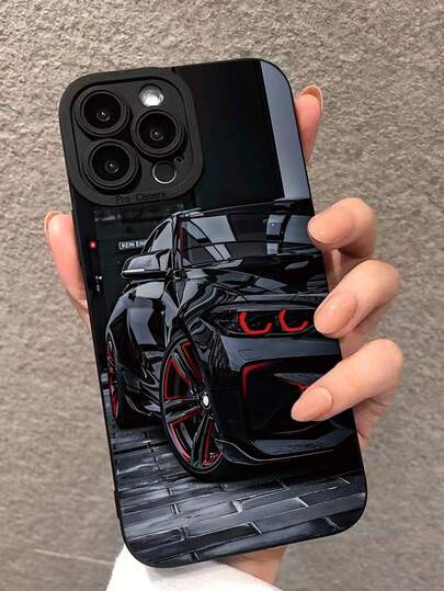 Car Colorful Painted Anti-Drop Phone Case Compatible With Iphone P14 Pro Max, P13, P11, P12, XR, 7/8, GES2, XS, P15, P16, P16 Pro, Galaxy S24, A03s, A03 Core, A04, A12, A13, A14, A21s, A22, A23, A24, A32, A33, A34, A51, A52, A53, A54, A71, A72, A73, S20 FE, S21, S22, 9, 9A, 10A, 10C, Note 9, 10, 11, 12, 12C