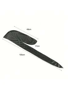 2pcs Men's Faux Silk Long Tail Hip Hop SILKY DURAG Headwrap, Suitable For Daily Use,Beach,Holiday - Multicolor - View 3