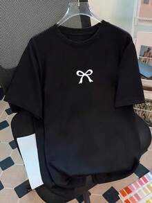 Women T-Shirts - Black - View 6