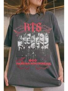 Tour 2026 Shirt, Bangtan Sonyeondan Concert Tee, An Excellent Gift For Friends, 100% Pure Cotton, Unisex - Black - View 1