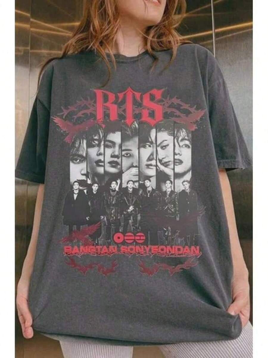 Tour 2026 Shirt, Bangtan Sonyeondan Concert Tee, An Excellent Gift For Friends, 100% Pure Cotton, Unisex - Black - View 1