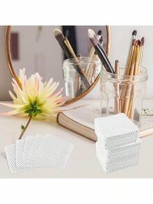 2000/1000/200 miếng khăn lau móng tay - Miếng lau tẩy sơn móng tay chuyên nghiệp không xơ, khăn lau làm sạch gel UV, dụng cụ làm sạch móng tay không mùi (Màu trắng) - trắng - Xem 5