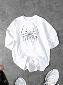 camisas de hombre sudaderas gym ropa playeras de hombre sudadera para conjunto de playeras de mujer  ropa san valentín regalo para hombre playa hombre Moda casual México Envío nacionalPure-Cotton - Blanco - Ver 7