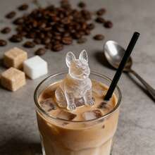 1个趣味斗牛犬吐舌硅胶模具 – 制冰托盘，适用于酒吧饮品、夏季冷饮、蛋糕翻糖、布丁、巧克力、蜡烛、肥皂、石膏工艺品 – 易于脱模且可重复使用 - 白色 - 查看 7