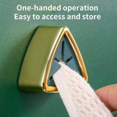 4件套厨房抹布架，免钻孔浴室收纳架，带挂钩的毛巾杆和面巾收纳架，壁挂式毛巾架，适用于浴室和厨房