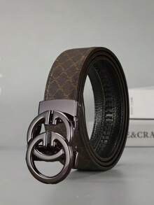 男士时尚休闲字母印花腰带 - 彩色 - 查看 3