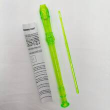 1pc Transparent Colorful 6-Hole/8-Hole Vertical Flute, Student Beginner Practice Instrument, 6-Hole/8-Hole Colored Flute, Craft Music Practice Educational Material - Multicolor - View 16