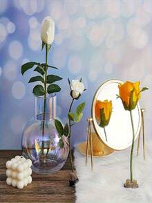 1 buah Flower Frog - Vas Bunga dengan Penahan Jarum Logam Bulat, Cocok untuk Kreasi Bunga DIY, Tersedia dalam 3 Ukuran - Mengatur - View 5