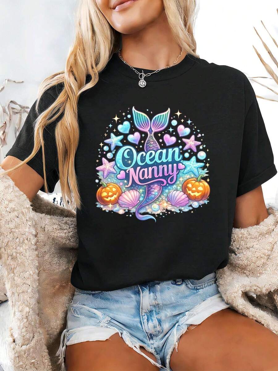 T-shirts pour femmes - Noir - Voir 1