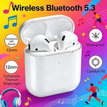 Newmine T2S 藍牙耳機 藍牙 5.3 超長續航 低延遲鈦膜音質 無感觸控 Lightning 介面通用運動遊戲耳機 - 查看 1