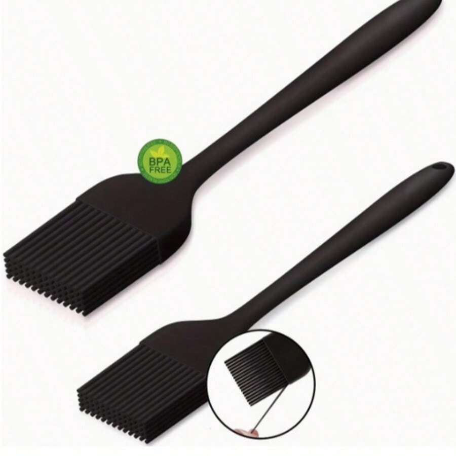 Bộ 2 cọ/1 cọ phết gia vị chịu nhiệt HOTEC 800°F, cọ silicon dùng cho nướng, làm bánh, nấu ăn, rửa chén. - Xem 1