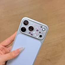 1x Súper lindo protector de lente de cámara de teléfono con diseño de pata de gato rosa y negro - Película protectora de lente de cámara transparente. Compatible con 17 Pro / 17 Pro Max. Un film de protección de cámara resistente a los arañazos, duradero y con estilo. - Multicolor - Ver 4