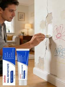 jakehoe 墙面护理膏，家用，墙面污渍去除，涂鸦修复，油漆剥落修补，裂缝修补，墙面修复，室内墙面裂缝和孔洞修补，天花板剥落和开裂修补，家居必备，节日礼物 - A - 查看 1