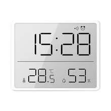 SOKANY 3-In-1 Smart Alarm Clock With Temperature And Humidity Monitoring, Dual Display, °C/°F Switch, 12/24h Format, Magnetic Attachment For Fridge Or Metal Doors, Powered By CR2032 Battery, Long Battery Life, Perfect Meeting Timer Tool. - °C/°F Switchable - View 3