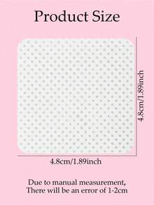 2000/1000/200 片装指甲清洁湿巾 - 专业无绒指甲油卸除棉片，UV凝胶清洁湿巾，无香型指甲准备和修整美甲艺术清洁工具（白色） - 白色 - 查看 5