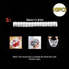 50/100 màng bọc thực phẩm, loại lớn và dày, dùng một lần để bảo quản thực phẩm, có viền co giãn, dùng trong gia đình và thương mại để đựng thức ăn thừa và chống bụi. - trong suốt - Xem 11