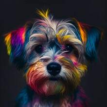 1PC DIY 5D Diamond Painting Kit Puppy Pattern - Round Full Diamond Art Mosaic Craft, Home Wall Decor, Frameless - No Frame - View 7