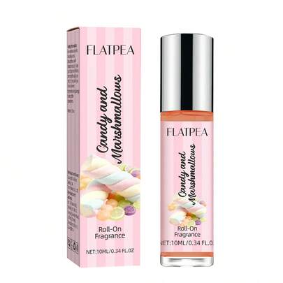 1 Bottle Candy Cotton Candy Scented Fragrance, With A Sweet Vanilla Candy Aroma, Delicious Food Scent, And Cotton Candy Fragrance. Long-Lasting Scent, Made With Natural Essential Oils. 10ml/0.34 Fl Oz Capacity. Alcohol-Free Formula. Fashionable And Elegant, Suitable For Everyday Use.
