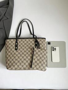 Hevel 大容量女士通勤包，个性化手提包，2026 新款精致小众单肩包，高品质女士包，女士手提包 - 卡其色 - 查看 8