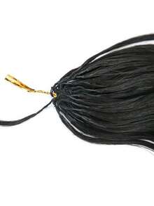 Y WIGS Miracle Knots 真人髮鉤編辮 55G 14-22 英吋 自然色 預分束 羽毛般波浪捲 3-4 束 全頭使用 - Natural Black - 查看 8
