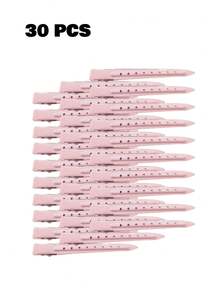 60Pcs Women's 3.46in Purple Metal Hollow Hair Clips, Y2K Cute Simple Elegant Hair Pins For Daily Commute Vacation Party DIY Styling, Gift - Pink - View 9