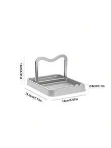 1 pieza Soporte multifuncional para tapa de olla, incluye soporte para cuchara y soporte para tapa de olla, estante para utensilios de cocina, soporte para raspador y tapete para olla, soporte para cuchara de estufa - Estante de almacenamiento de cocina para cucharas y pinzas, (Estilo aleatorio, puede existir una ligera diferencia de color) - Multicolor - Ver 7