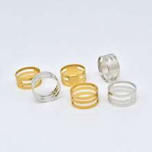 10pcs Copper Open Jump Rings, Convenient To Open, Suitable For DIY Jewelry Making Such As Bracelets, Necklaces, Best Choice For Jewelry Enthusiasts - Yellow Gold - View 3