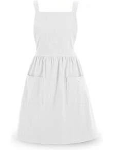 Aprons - White - View 8