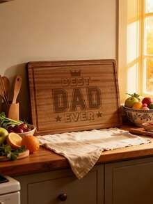 1 chiếc thớt gỗ "VỚI CẢ THẾ GIỚI, BẠN LÀ BỐ" đầy ý nghĩa, quà tặng Ngày của Cha/Ông, thớt tre chất lượng cao, đồ dùng nhà bếp, quà tặng gia đình hàng tháng, quà tân gia. - Xem 12