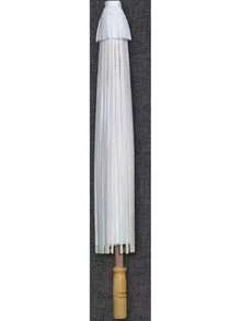 6pcs/Set, Various Sizes: 30cm/40cm/60cm Diameter, Handmade Traditional Bridal Umbrella, Wedding Decor & Accessories, Elegant Photography Props And Party Decorations, No Power Required - White - View 12