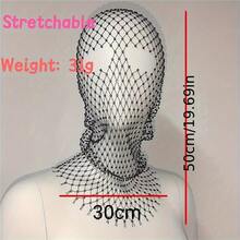 [Sparkling Elasticity]European And American Style Headgear, Unisex Elastic Band Headpiece, Party And Holiday Costume, Item Halloween,, And Nightclubs, Available In Black And White Colors - 銀色 - 查看 8