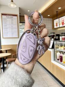 Ốp bảo vệ chìa khóa TPU hiện đại, tương thích với các dòng xe Ioniq 6, GN7 Grandeur, KONA, Elantra, Sonata đời 2024 và 2023 - Vỏ bảo vệ chìa khóa bền chắc. - mô hình gấu - Xem 11