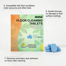 Floor Cleaning Tablets - Ceramic Tile & Hardwood Floor Cleaner, Removes Stains & Odors, Leaves A Clean & Shiny Finish, Deep Cleaning Effervescent Tablets For Various Floor Surfaces, Convenient Design - 固體 - 查看 7