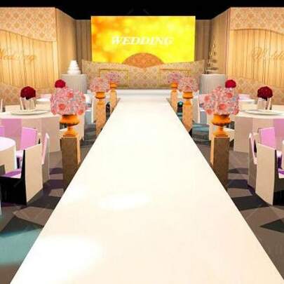 White Carpet, Disposable Pure White Wedding Ceremony Thick Felt Cloth Backdrop, Wedding Celebration, Opening Ceremony
