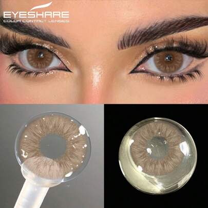 Eyeshare 1 Pair Colorcon For Eyes Beautiful Pupils Cosmetic Color Yearly Disposable Lenses