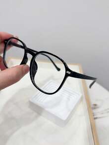 1副女士休闲复古方形有色时尚平光眼镜，适合日常佩戴和街头摄影 - A - 查看 9